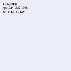 #EAEDF8 - Athens Gray Color Image